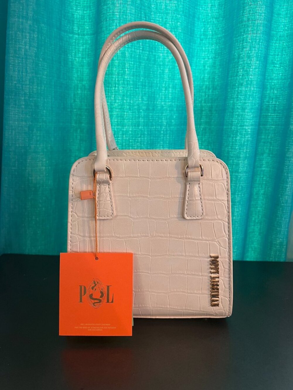 Poppy Lissiman Crikey BB Coconut Croc Mini Bag NWT